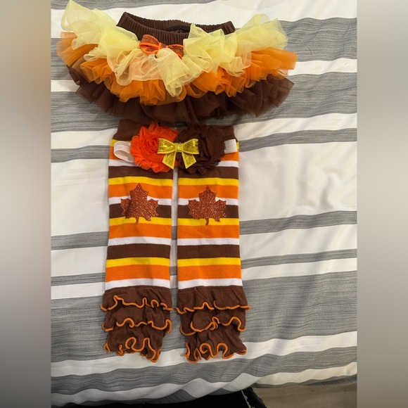 Custom made Accessories Tutu Leg Warmers Head Band Worn Few A Few